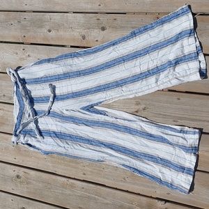 Linen blend pants